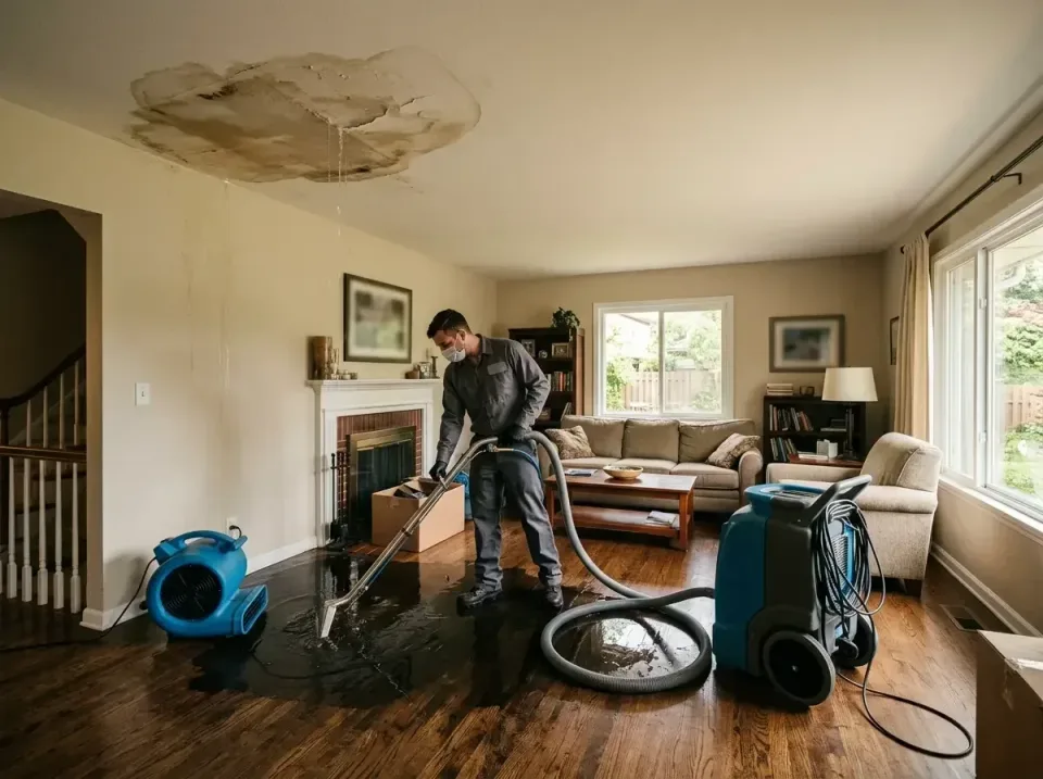 attic-pipe-burst-ceiling-drip-008 — frequently asked questions, Water Damage Restoration & Carpet Care in Effort, PA